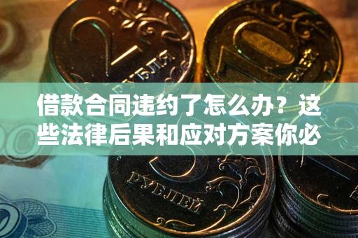 武汉借款合同违约了怎么办？这些法律后果和应对方案你必须知道