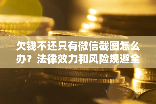 武汉欠钱不还只有微信截图怎么办？法律效力和风险规避全解析