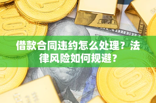 武汉借款合同违约怎么处理？法律风险如何规避？